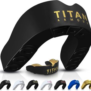 Gum Shield w/Dual-Layer Technology | Adults & Junior Custom-Fit Mouth Guard | Case Inc | Boil & Bite Mouthguard: Boxing, Rugby, MMA, Hockey & All Contact Sports